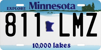 MN license plate 811LMZ