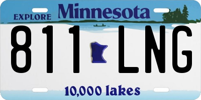 MN license plate 811LNG