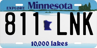 MN license plate 811LNK