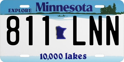 MN license plate 811LNN