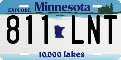 MN license plate 811LNT