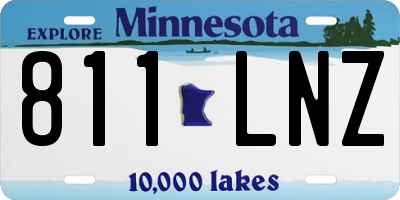MN license plate 811LNZ
