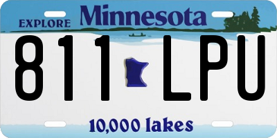 MN license plate 811LPU