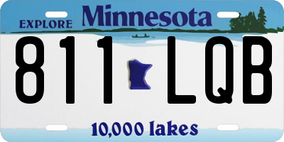 MN license plate 811LQB