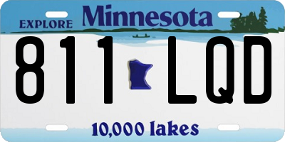 MN license plate 811LQD