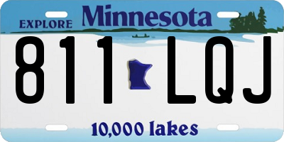 MN license plate 811LQJ
