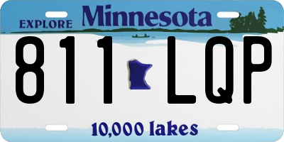 MN license plate 811LQP