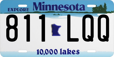 MN license plate 811LQQ