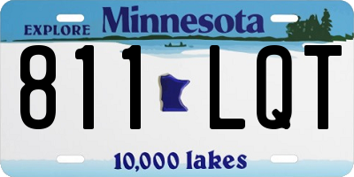 MN license plate 811LQT