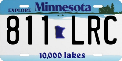 MN license plate 811LRC