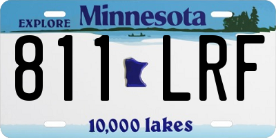 MN license plate 811LRF