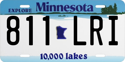 MN license plate 811LRI