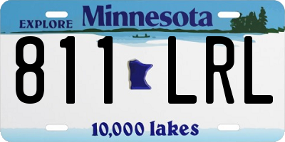 MN license plate 811LRL