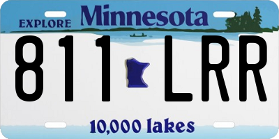 MN license plate 811LRR