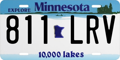 MN license plate 811LRV