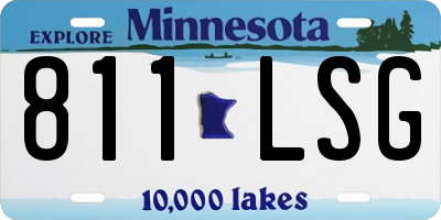 MN license plate 811LSG