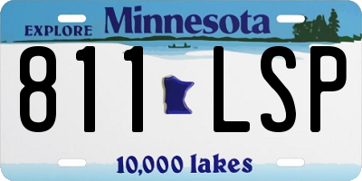 MN license plate 811LSP