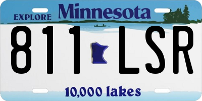 MN license plate 811LSR