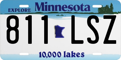 MN license plate 811LSZ