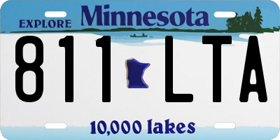 MN license plate 811LTA