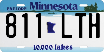 MN license plate 811LTH