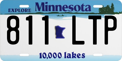 MN license plate 811LTP