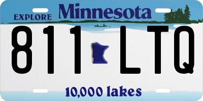 MN license plate 811LTQ
