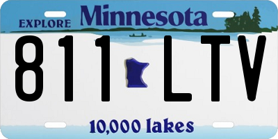 MN license plate 811LTV