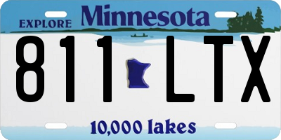 MN license plate 811LTX