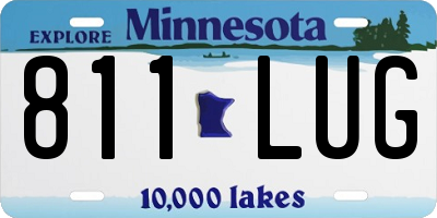 MN license plate 811LUG