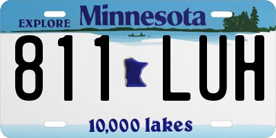 MN license plate 811LUH