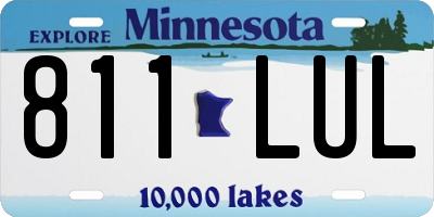MN license plate 811LUL
