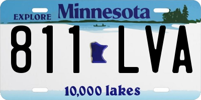 MN license plate 811LVA