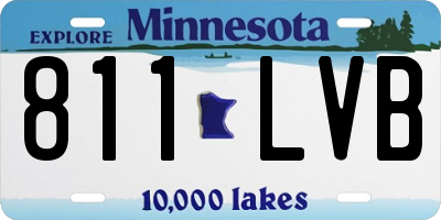 MN license plate 811LVB