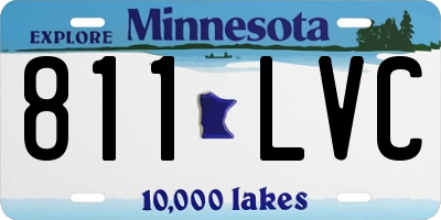 MN license plate 811LVC