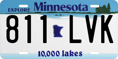 MN license plate 811LVK