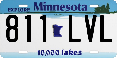 MN license plate 811LVL