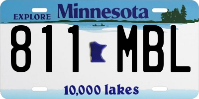 MN license plate 811MBL