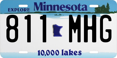 MN license plate 811MHG
