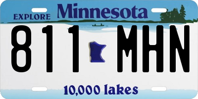 MN license plate 811MHN