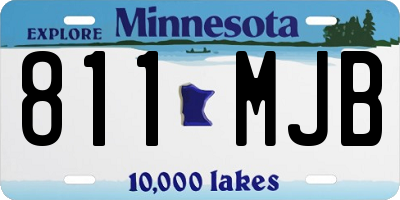 MN license plate 811MJB