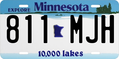 MN license plate 811MJH