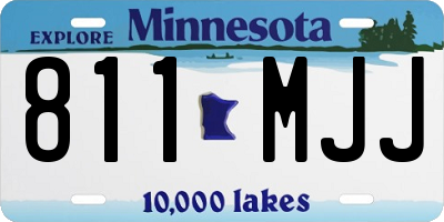 MN license plate 811MJJ