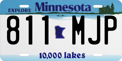 MN license plate 811MJP