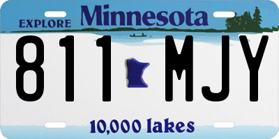 MN license plate 811MJY