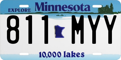 MN license plate 811MYY
