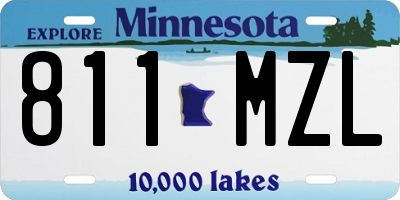 MN license plate 811MZL