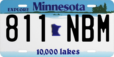 MN license plate 811NBM