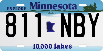 MN license plate 811NBY
