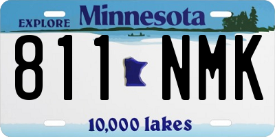MN license plate 811NMK